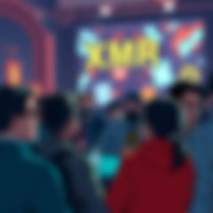 A group of people engaged in a discussion about XMR, showcasing diverse opinions and a holder sharing their thoughts on privacy and value.