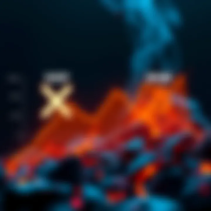 Graph showing the yearly burn rate of XRP alongside BNB, illustrating the difference in their deflationary effects
