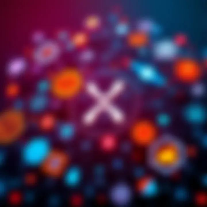 Visual of XRP logo surrounded by decentralized network icons, signifying its shift to decentralization in the crypto market.