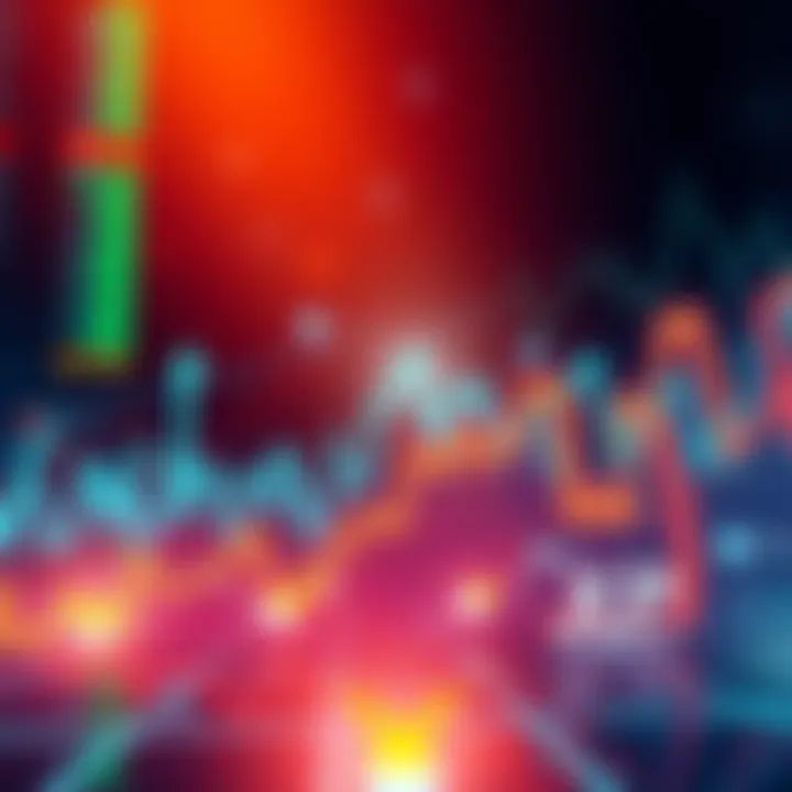 Graph showing XRP price rising sharply with a backdrop of financial symbols and bullish market trends.