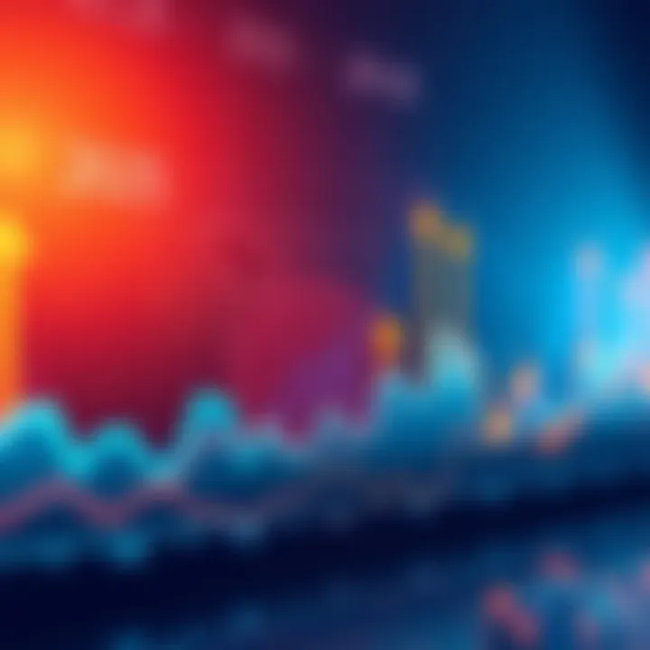 Graph showing XRP price trends with rising arrows to indicate potential surge in 2025