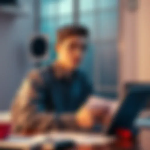 A 19-year-old shares their strategy of investing 15% of their income in XRP, surrounded by charts and financial documents.