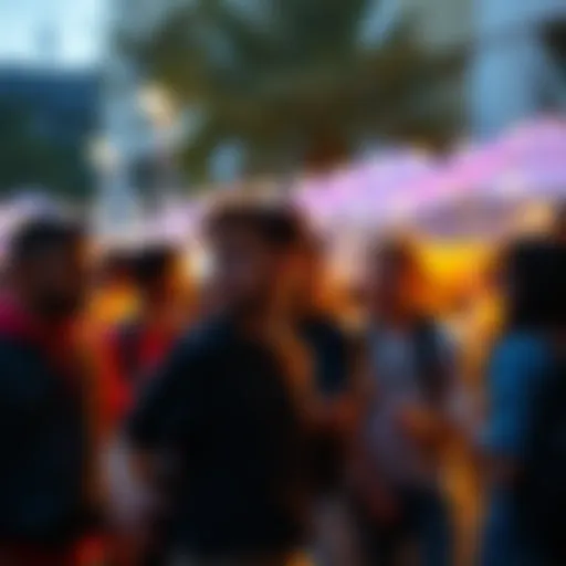 A group of young adults participating in a community event, showcasing friendship and social interactions related to SO DIP culture.