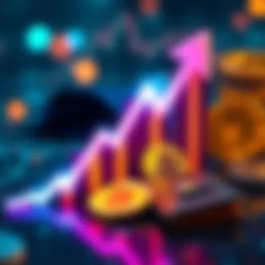 A graph showing Zcash price trends with an upward arrow indicating growth potential, alongside Bitcoin symbols and a digital wallet.