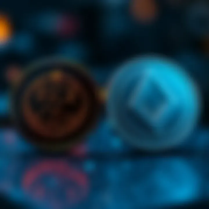 Logos of Zcash and Monero representing the competition in privacy coins
