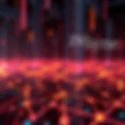 Visual representation of the ZKsync Era network upgrade showing blockchain connections and security enhancements